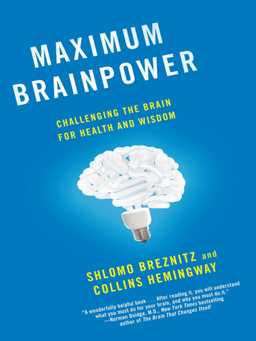 Title details for Maximum Brainpower by Shlomo Breznitz - Wait list